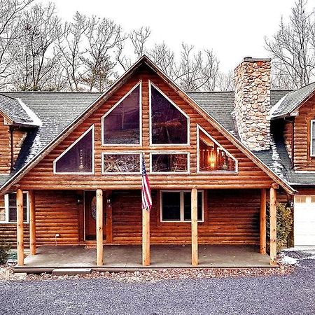 One Of A Kind Rustic Log Cabin Near Bryce Resort - Large Game Room - Fire Pit - Large Deck - Bbq Basye Exterior foto
