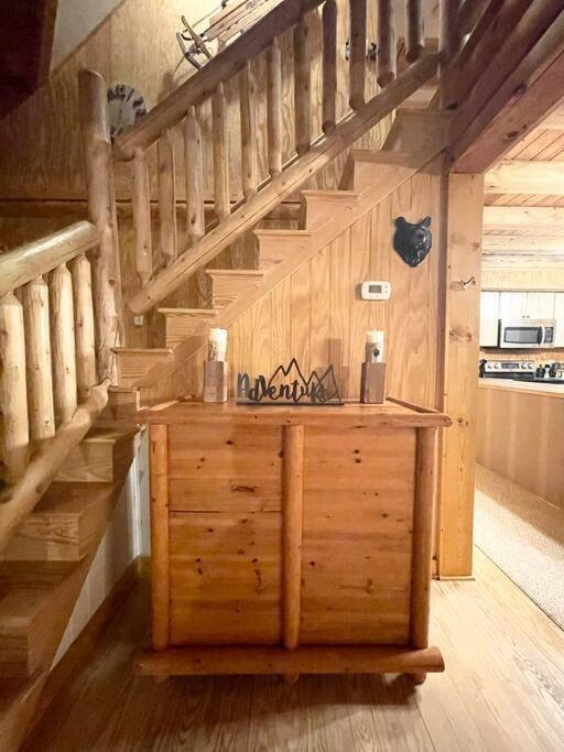 One Of A Kind Rustic Log Cabin Near Bryce Resort - Large Game Room - Fire Pit - Large Deck - Bbq Basye Exterior foto